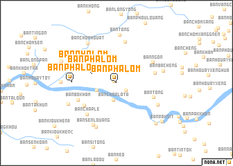 map of Ban Phalom