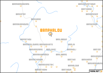 map of Ban Phalou