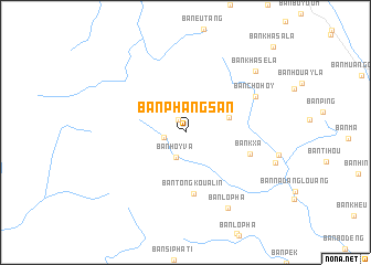 map of Ban Phangsan