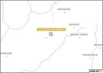 map of Ban Phanôkkôk