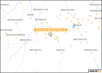 map of Ban Phanom Din Mai