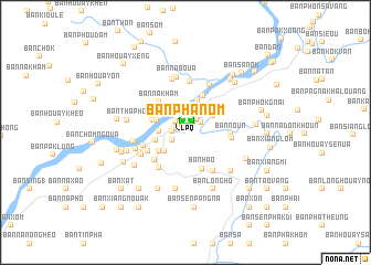 map of Ban Phanôm