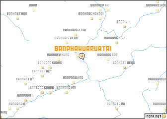 map of Ban Pha Wua Rua Tai