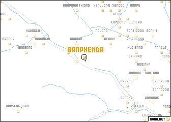 map of Bản Phem Da