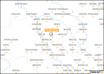 map of Bản Phe