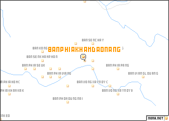 map of Ban Phiakhamdaonang