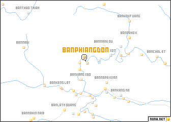 map of Ban Phiangdôn