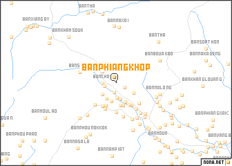 map of Ban Phiangkhôp