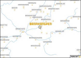map of Ban Phiangpèn