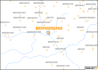 map of Ban Phiangphô