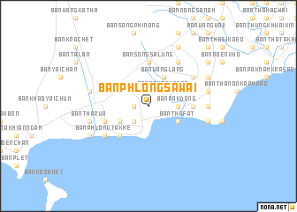 map of Ban Phlong Sawai