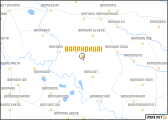 map of Ban Pho Huai
