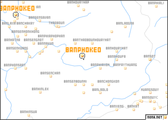 map of Ban Phokèo