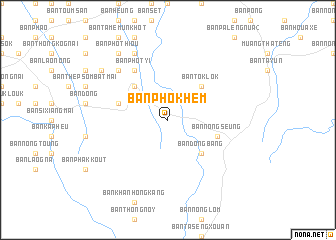 map of Ban Phokhém