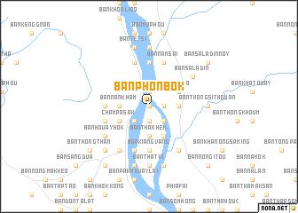 map of Ban Phônbôk
