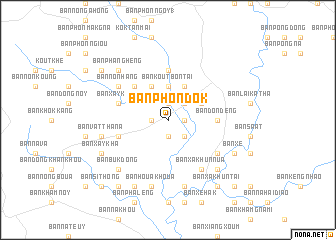map of Ban Phôndôk