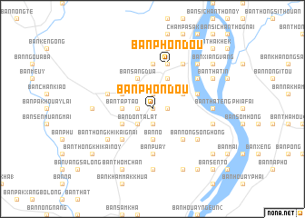 map of Ban Phôndou