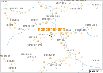 map of Ban Phônhang