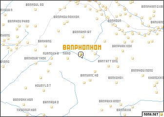 map of Ban Phônhôm