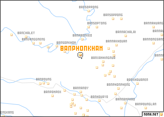 map of Ban Phônkham