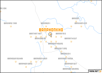 map of Ban Phônkho