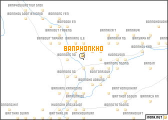 map of Ban Phônkho