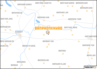 map of Ban Phon Khwao