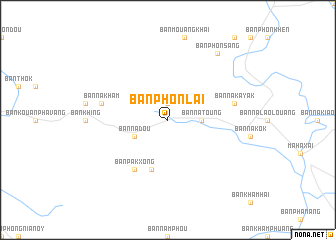 map of Ban Phônlai