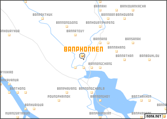map of Ban Phônmèn