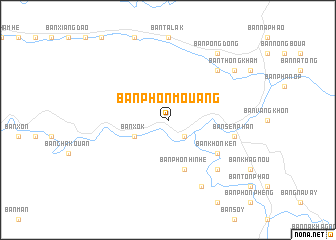 map of Ban Phônmouang