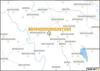 map of Ban Phon Muang Mathan
