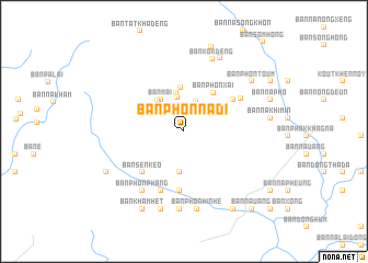 map of Ban Phônnadi