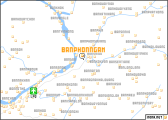 map of Ban Phônngam