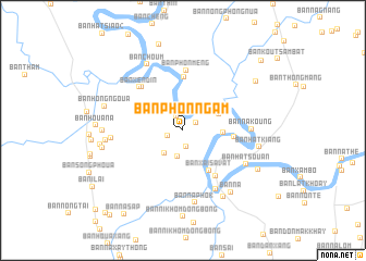 map of Ban Phônngam