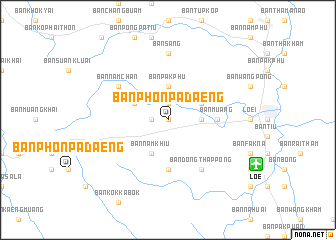 map of Ban Phon Pa Daeng