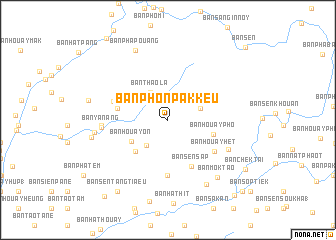 map of Ban Phonpakkeu