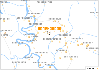 map of Ban Phônpao