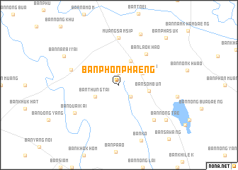 map of Ban Phon Phaeng