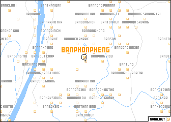 map of Ban Phônphèng