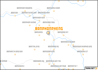 map of Ban Phônphèng