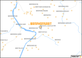 map of Ban Phônsaat