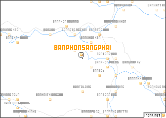 map of Ban Phônsangphai