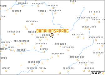 map of Ban Phônsavang