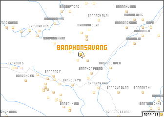 map of Ban Phônsavang