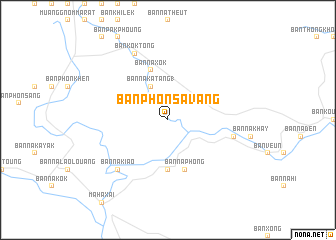 map of Ban Phônsavang