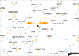 map of Ban Phônsavan