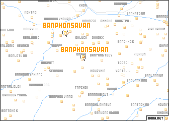 map of Ban Phônsavan