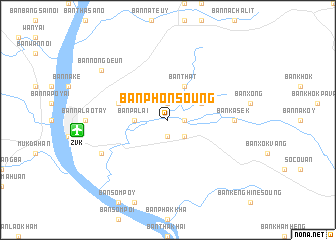 map of Ban Phônsoung