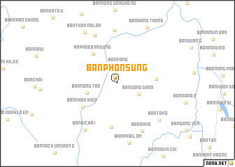 map of Ban Phon Sung