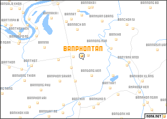 map of Ban Phon Tan